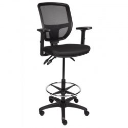 MA Lily Mesh Back Drafting Chair with Arms