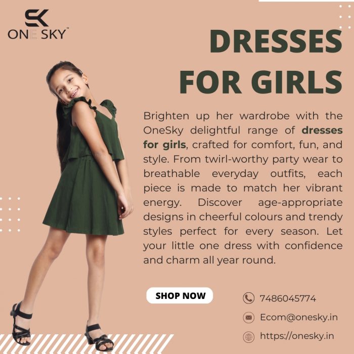 Make every day brighter with stylish and colorful dresses for girls
