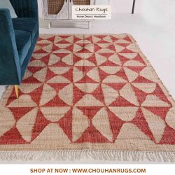 Experience Moroccan Craftsmanship with a Stunning Jute Floor Piece
