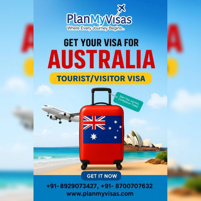 Tourist Visa Australia – Hassle-Free Visa Assistance by PlanMyVisa