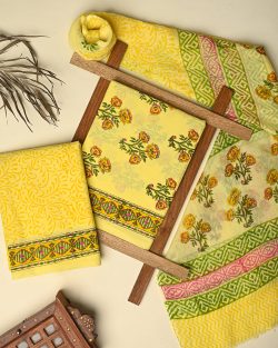 Shop New Hand Block Print Cotton Suit Sets Online – Chavi Fashion