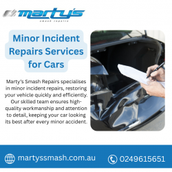 Quality Minor Incident Repairs Services – Marty’s Smash Repairs