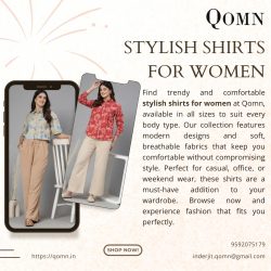 Explore Trendy and Comfortable Stylish Shirts for Women in Every Size