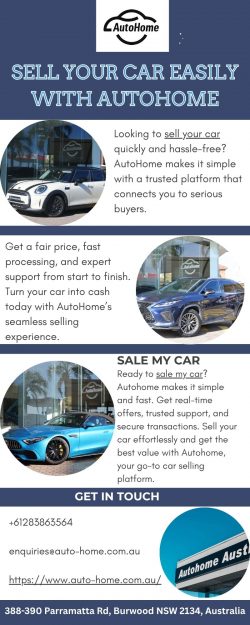Sell Your Car Easily With AutoHome