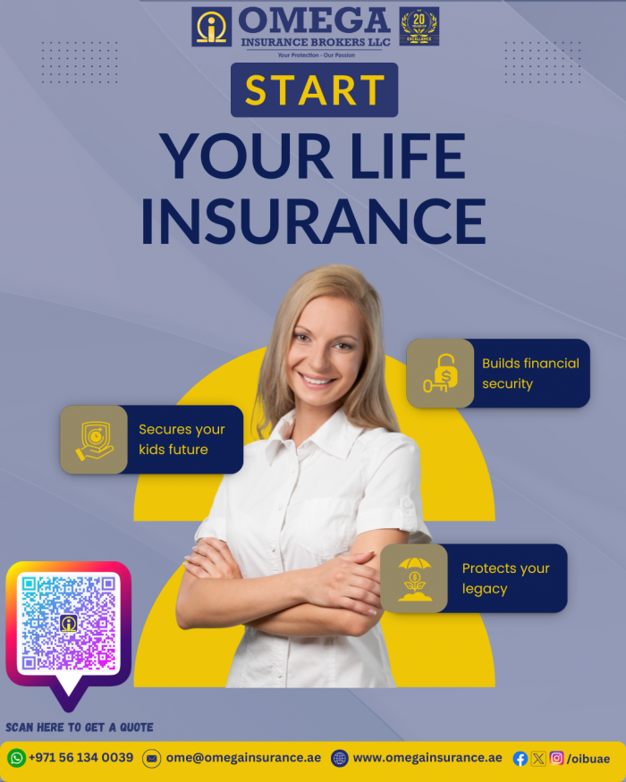 Best Life Insurance Plans in Dubai – Secure Your Family’s Future with Omega Insurance Brokers