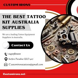The Best Tattoo Kit Australia Supplies – Powered by Custom Irons