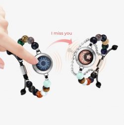 Totwoo Long Distance Relationship Bracelets for Couples