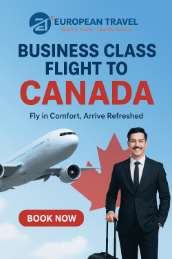 Affordable Business Class Flight to Canada — Up to 40% Off