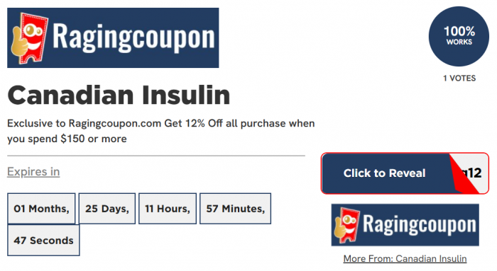 Affordable Medication with Canadian Insulin Promo Code