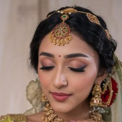 Luxe bridal glam by Top makeup artists in Lucknow for royal wedding vibes