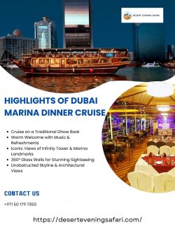 Highlights of Dubai Marina Dinner Cruise