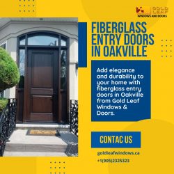 Fiberglass entry doors in Oakville