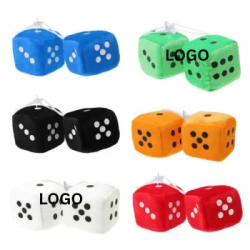 Add Retro Fun with Custom Fuzzy Dice from PapaChina