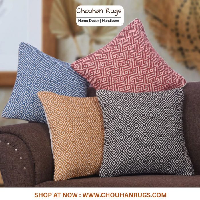 Refresh your space with beautifully crafted sustainable pillow covers for your sofa
