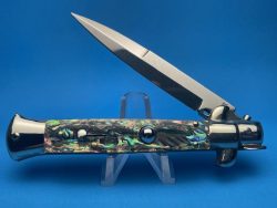 Frank Beltrame 9″ Abalone Bayonet Picklock Switchblade