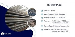 IS 1239 Pipe | Black Steel Tubes & Pipes by REXAL