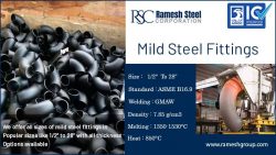 Mild Steel Fittings | MS Pipe Fittings Manufacturers India