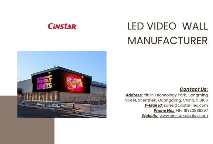 Cinstar Display LED video wall manufacturer