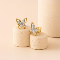 Buy Gold Diamond Earrings Under 10000 Online in India