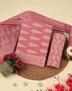 Shop New Hand Block Print Cotton Suit Sets with Cotton Dupatta Online