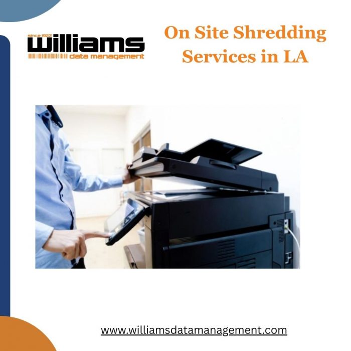 On Site Shredding Services in LA