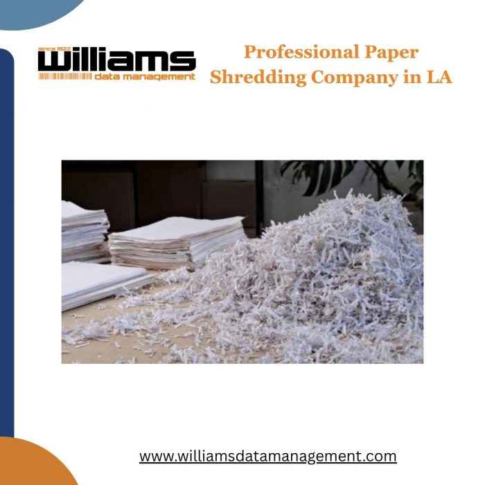 Professional Paper Shredding Company in LA