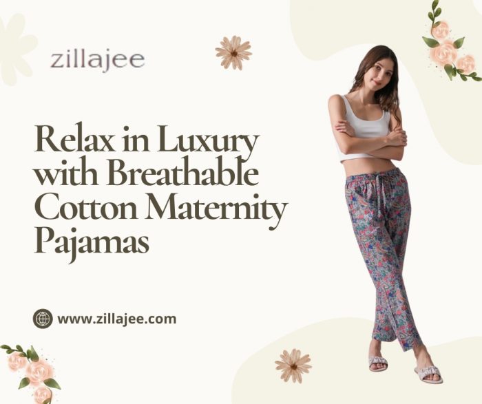 Soft and Cozy Cotton Maternity Pajamas for Moms