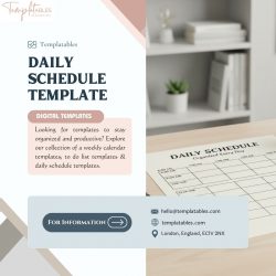 Stay Organized Every Day with Templatables’ Daily Schedule Template
