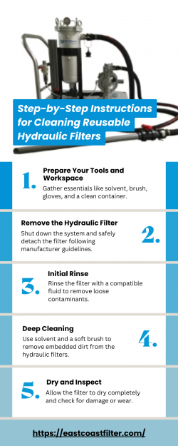 Step-by-Step Instructions for Cleaning Reusable Hydraulic Filters