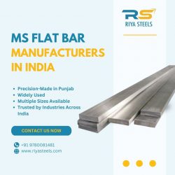 MS Flat Bar Manufacturers in India: Riya Steels