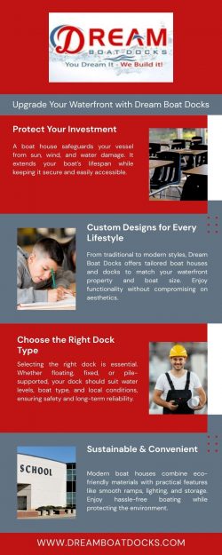 Transform Your Waterfront with a Custom Boat House