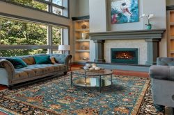 What is the main difference between an indoor rug and an indoor/outdoor rug?