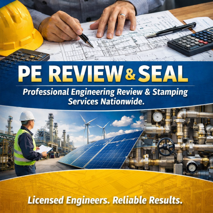 Engineer Stamped Drawings for Compliance and Approval