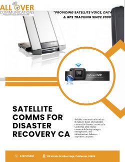 Always Connected- Satellite Comms for California Emergency Response