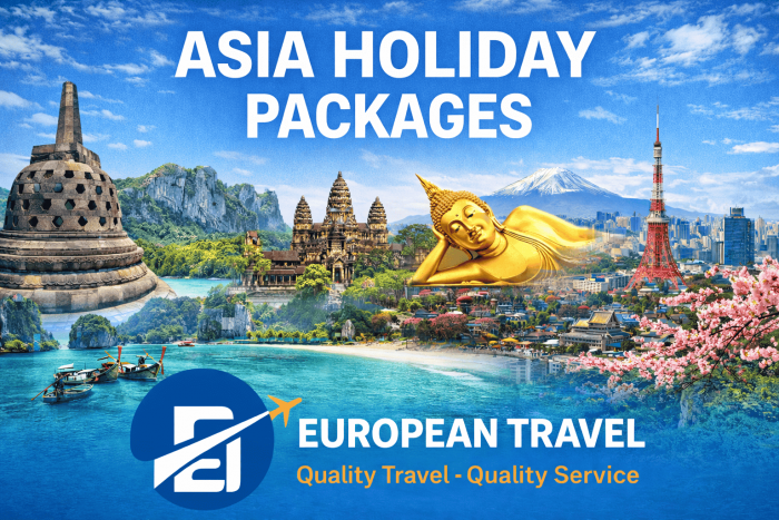 Asia Holiday Packages – Plan Your Dream Trip by European Travel