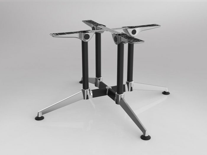 OL Modulus Meeting Table Frame to Suit Worksurface Size of 1000mm-1800mm Diameter or 900mm-1600m ...