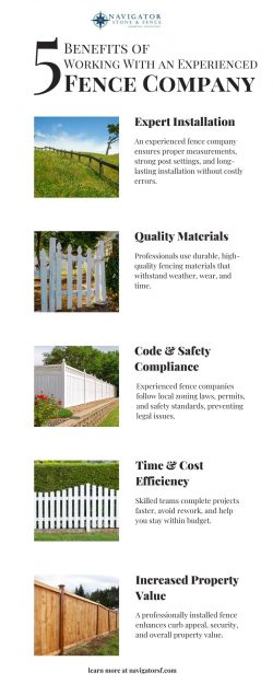5 Benefits of Working With an Experienced Fence Company