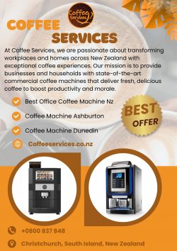 Commercial Coffee Machine NZ | Coffee Services