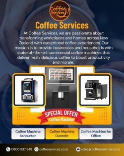 Best Office Coffee Machine NZ – Premium Workplace Coffee Solutions by Coffee Services