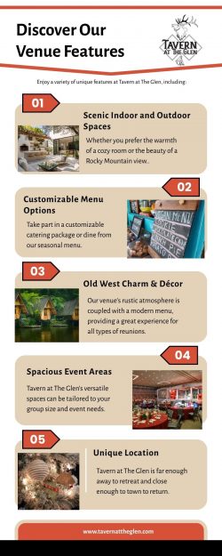 Discover Our Venues Features At Tavern At The Glen