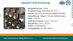Edelstahl 1.4539 Rohrfittings