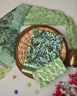 Shop Cotton Suits with Kota Doria Dupatta in Classic Designs