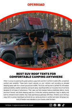 Best SUV Roof Tents for Comfortable Camping Anywhere