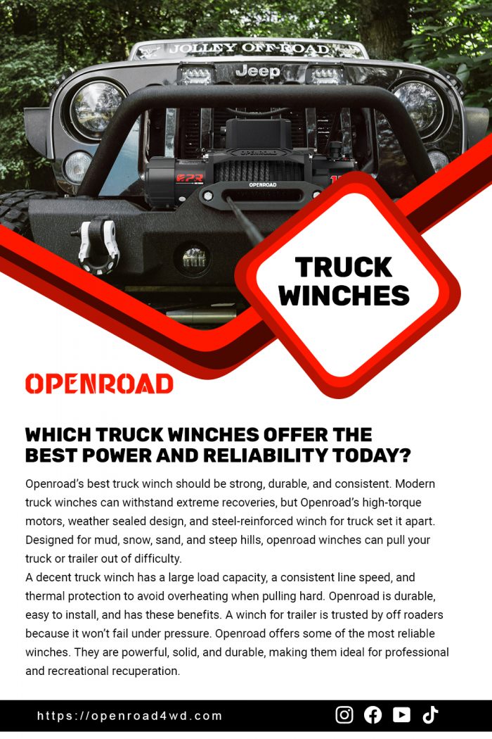 Which Truck Winches Offer the Best Power and Reliability Today?