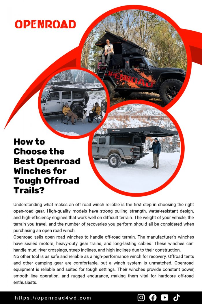 How to Choose the Best Openroad Winches for Tough Offroad Trails?