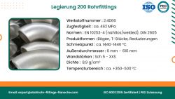 Legierung 200 Rohrfittings