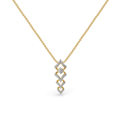 Fierce Aura – Lab Diamond Solitaire Necklace for Women