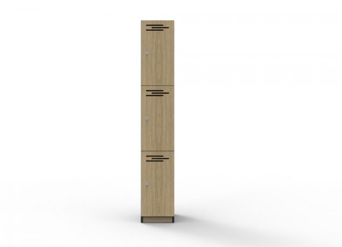 RL 3 Door Melamine Locker