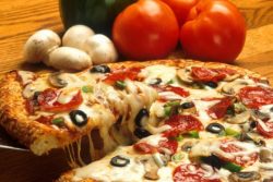 Mobile pizza catering