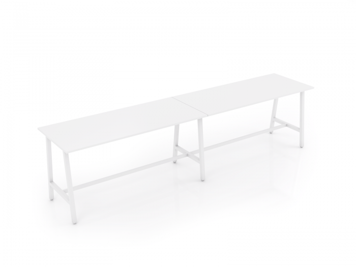 OL Trestle Bar Leaner Table – White Top
